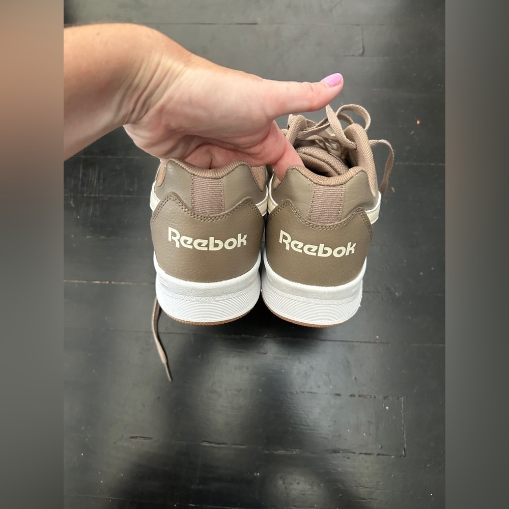 Reebok Men’s Brown and White Sneakers. Size 11 - Picture 3 of 5